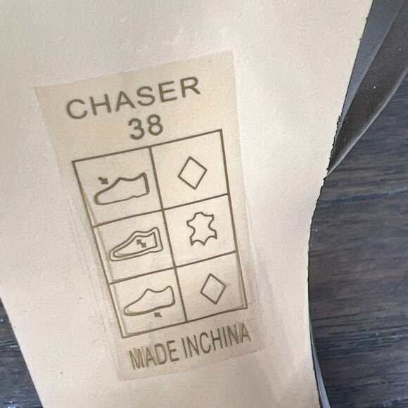 CHELSEA CREW Chaser Metallic Platform Heels in Gold Sz 38 US Sz 7 NWOB - Picture 7 of 7